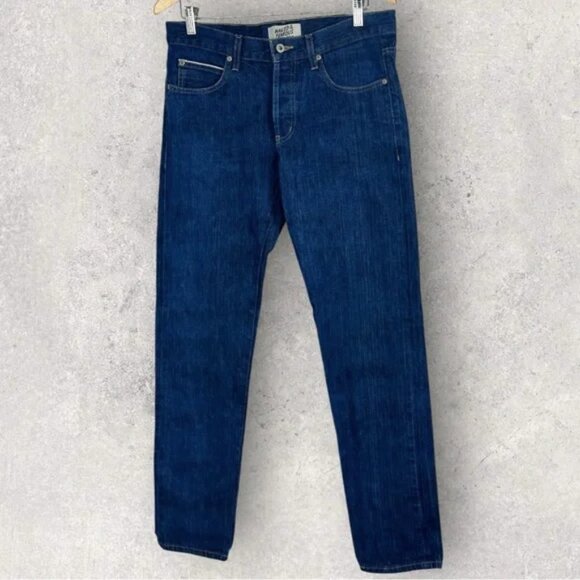 Naked & Famous Raw Japanese Selvedge Jeans Mens Size 33 Kasuri Super Guy Denim - Picture 3 of 14